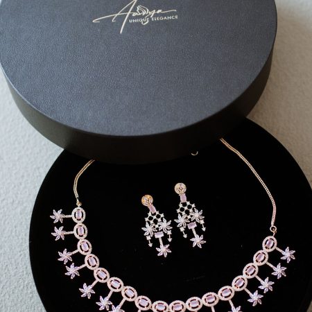 Necklace and earrings set